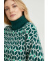 Answear Lab pulover femei culoarea bej cu turtleneck - Pled.ro