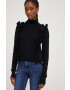 Answear Lab pulover femei culoarea negru cu turtleneck - Pled.ro