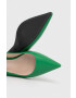 Answear Lab pumps culoarea verde - Pled.ro