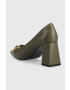 Answear Lab pumps culoarea verde - Pled.ro