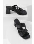 Answear Lab sandale de piele culoarea negru - Pled.ro