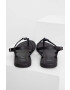 Answear Lab sandale de piele femei culoarea negru - Pled.ro