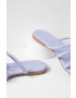 Answear Lab slapi de piele femei culoarea violet - Pled.ro