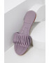 Answear Lab slapi de piele femei culoarea violet - Pled.ro