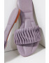 Answear Lab slapi de piele femei culoarea violet - Pled.ro