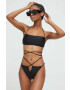 Answear Lab sutien de baie culoarea negru cupa usor rigidizata - Pled.ro