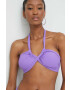 Answear Lab sutien de baie culoarea violet cupa usor rigidizata - Pled.ro