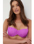 Answear Lab sutien de baie culoarea violet cupa rigidizata - Pled.ro