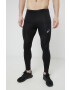 Asics leggins de alergare barbati culoarea negru neted - Pled.ro