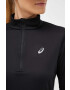 Asics longsleeve pentru alergare Core culoarea negru cu turtleneck - Pled.ro