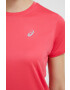 Asics tricou de alergare culoarea roz - Pled.ro