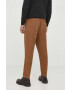 Barbour pantaloni de catifea cord culoarea maro drept - Pled.ro