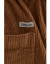 Barbour pantaloni de catifea cord culoarea maro drept - Pled.ro