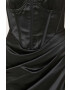 Bardot rochie culoarea negru mini mulata - Pled.ro