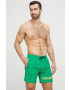 Bikkembergs pantaloni scurti de baie culoarea verde - Pled.ro