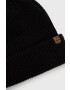 Billabong caciula culoarea negru din tricot gros - Pled.ro