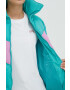 Billabong geaca femei culoarea verde de iarna oversize - Pled.ro