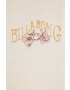 Billabong longsleeve din bumbac culoarea bej - Pled.ro