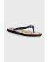 Billabong slapi femei culoarea negru cu toc plat - Pled.ro