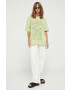 Billabong tricou din bumbac culoarea verde - Pled.ro