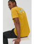 Billabong tricou din bumbac culoarea alb cu imprimeu - Pled.ro