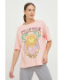 Billabong tricou din bumbac X SMILEY culoarea portocaliu - Pled.ro