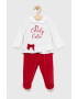 Birba&Trybeyond compleu bebe culoarea rosu - Pled.ro