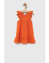 Birba&Trybeyond rochie bebe culoarea portocaliu mini drept - Pled.ro