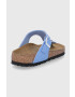 Birkenstock Șlapi Gizeh femei culoarea alb cu toc plat - Pled.ro