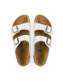 Birkenstock papuci Arizona femei culoarea alb 552683 552683-White - Pled.ro