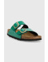 Birkenstock papuci Arizona femei culoarea verde 1025459 - Pled.ro