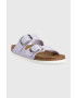 Birkenstock papuci Arizona femei culoarea violet 1025556 - Pled.ro