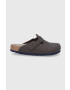 Birkenstock papuci Boston barbati culoarea maro - Pled.ro