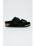 Birkenstock Papuci de casă Arizona Fur 752663-Black - Pled.ro