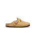 Birkenstock papuci din piele Boston femei culoarea bej 1026164 - Pled.ro