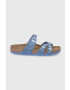 Birkenstock papuci din piele Franca - Pled.ro