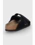 Birkenstock papuci din piele Kyoto femei culoarea negru - Pled.ro