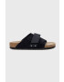 Birkenstock papuci din piele Kyoto - Pled.ro