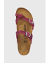 Birkenstock papuci din piele Mayari - Pled.ro