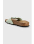 Birkenstock papuci Madrid femei culoarea verde 1024121 - Pled.ro