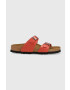 Birkenstock papuci Sydney femei culoarea rosu 1026162 - Pled.ro