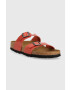 Birkenstock papuci Sydney femei culoarea rosu 1026162 - Pled.ro