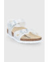 Birkenstock sandale copii culoarea alb - Pled.ro