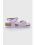 Birkenstock sandale copii culoarea roz - Pled.ro