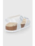 Birkenstock sandale copii culoarea alb - Pled.ro