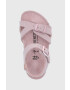 Birkenstock sandale copii culoarea rosu - Pled.ro