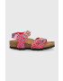 Birkenstock sandale copii culoarea roz - Pled.ro