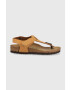 Birkenstock sandale copii culoarea bej - Pled.ro