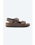 Birkenstock sandale copii culoarea maro - Pled.ro