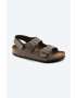 Birkenstock sandale copii culoarea maro - Pled.ro